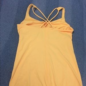 Yellow Lululemon tank top